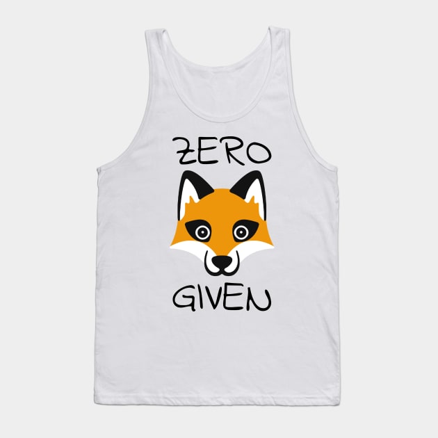 Zero Fox Given Tank Top by PH-Design